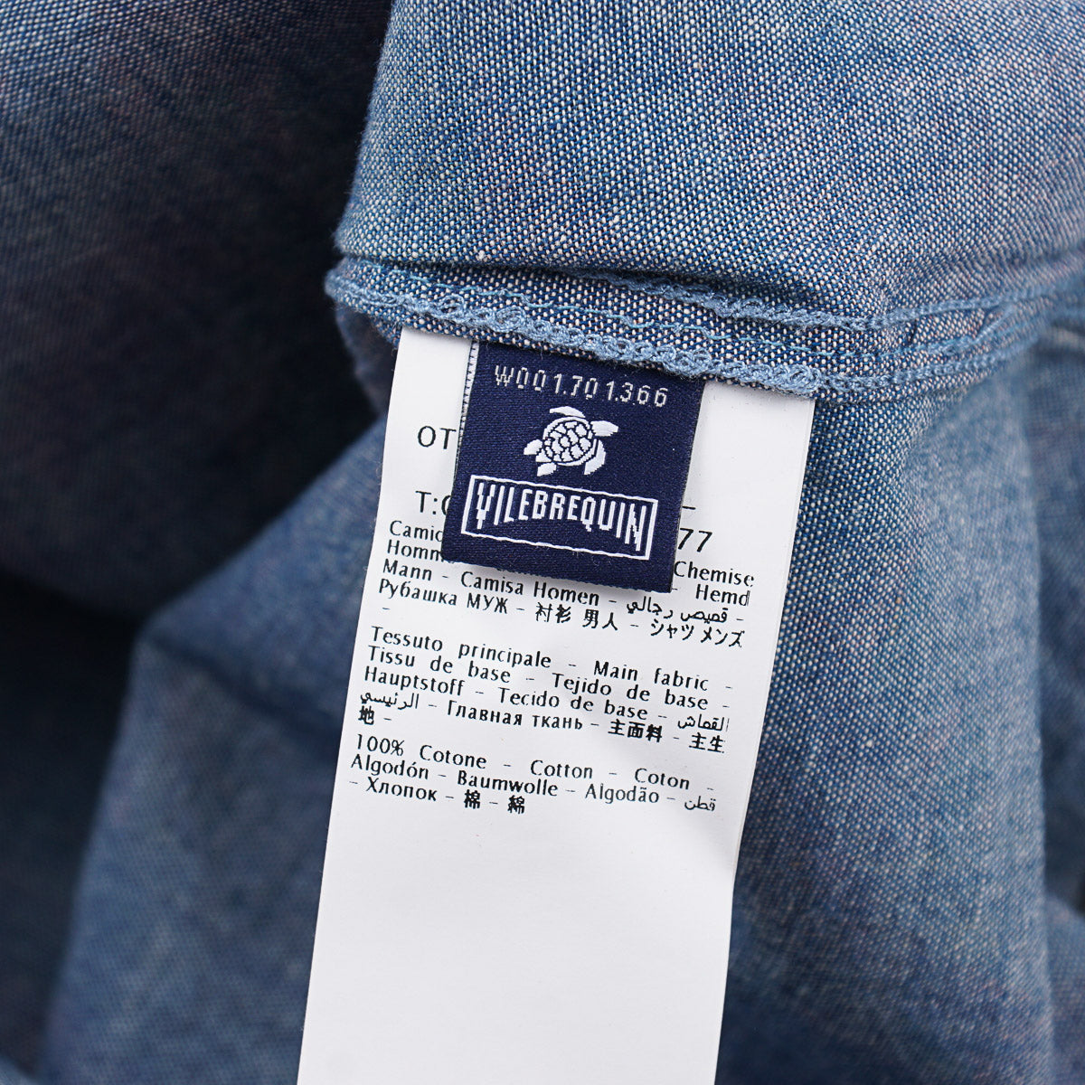 Vilebrequin Printed Chambray Snap-Front Shirt