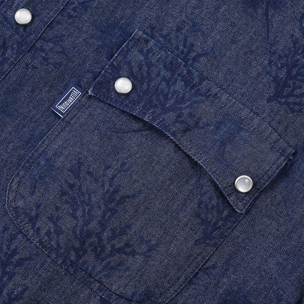 Vilebrequin Printed Chambray Snap-Front Shirt