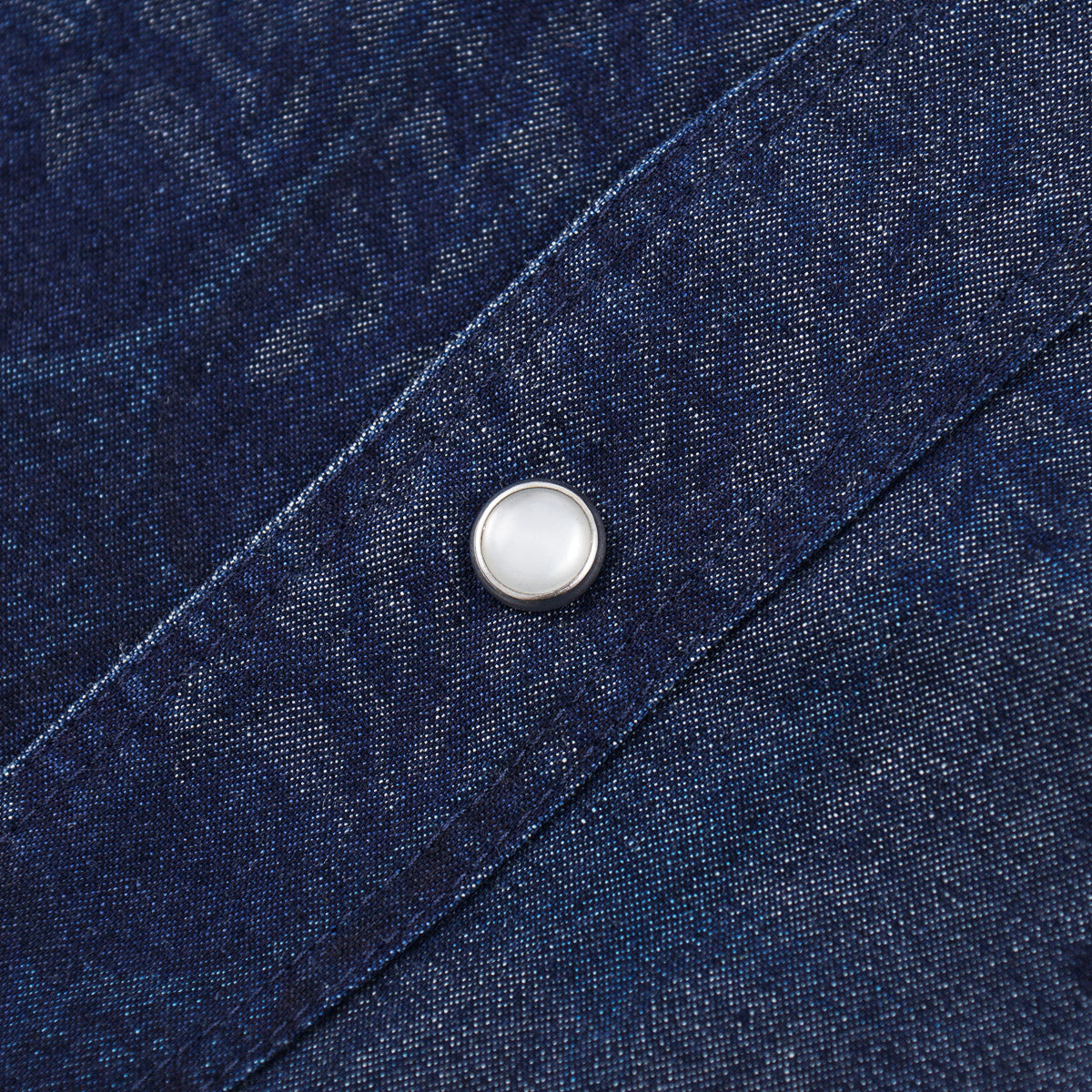 Vilebrequin Printed Chambray Snap-Front Shirt