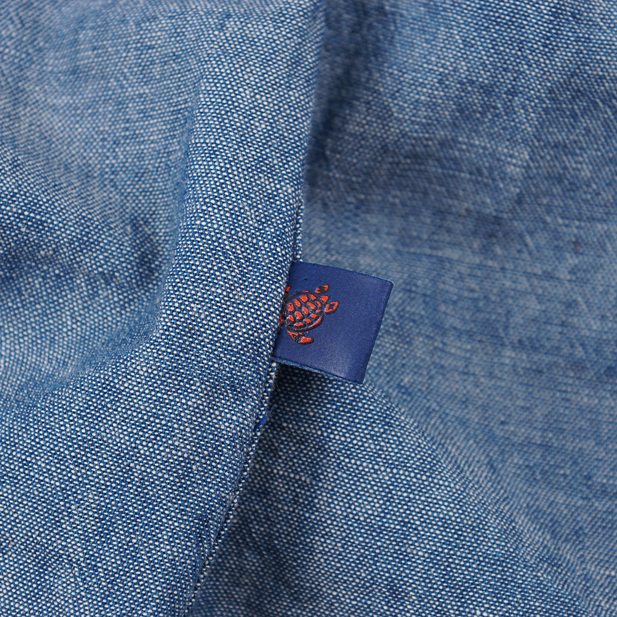 Vilebrequin Woven Chambray Snap-Front Shirt