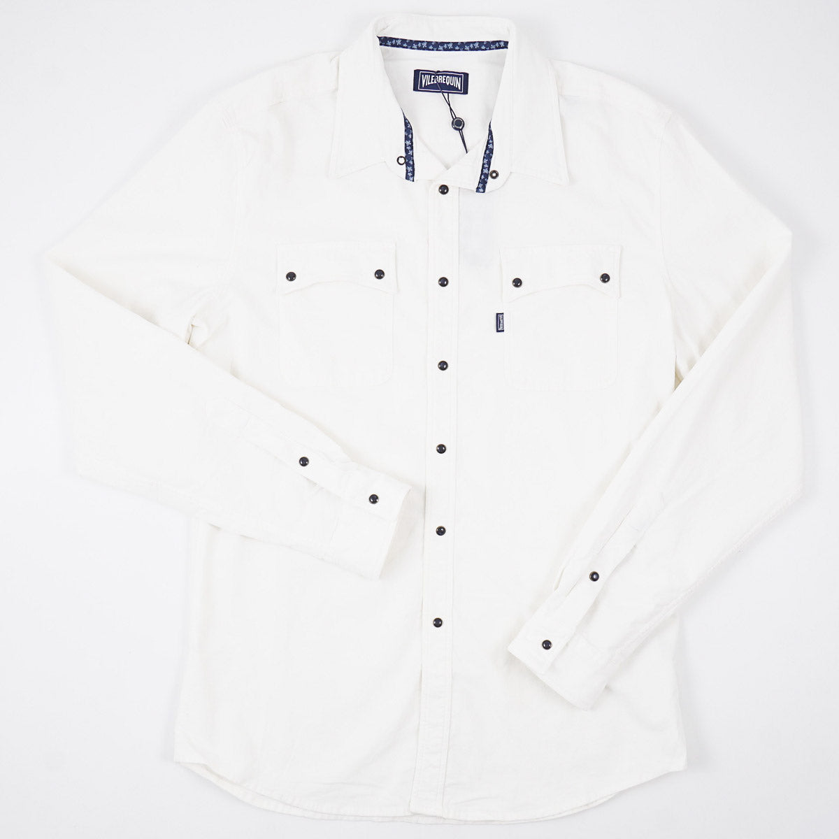 Vilebrequin Corduroy Cotton Snap-Front Shirt