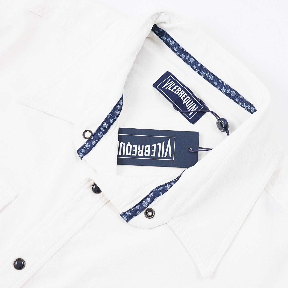 Vilebrequin Corduroy Cotton Snap-Front Shirt