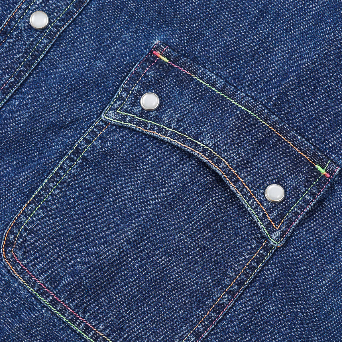 Vilebrequin Denim Snap-Front Shirt