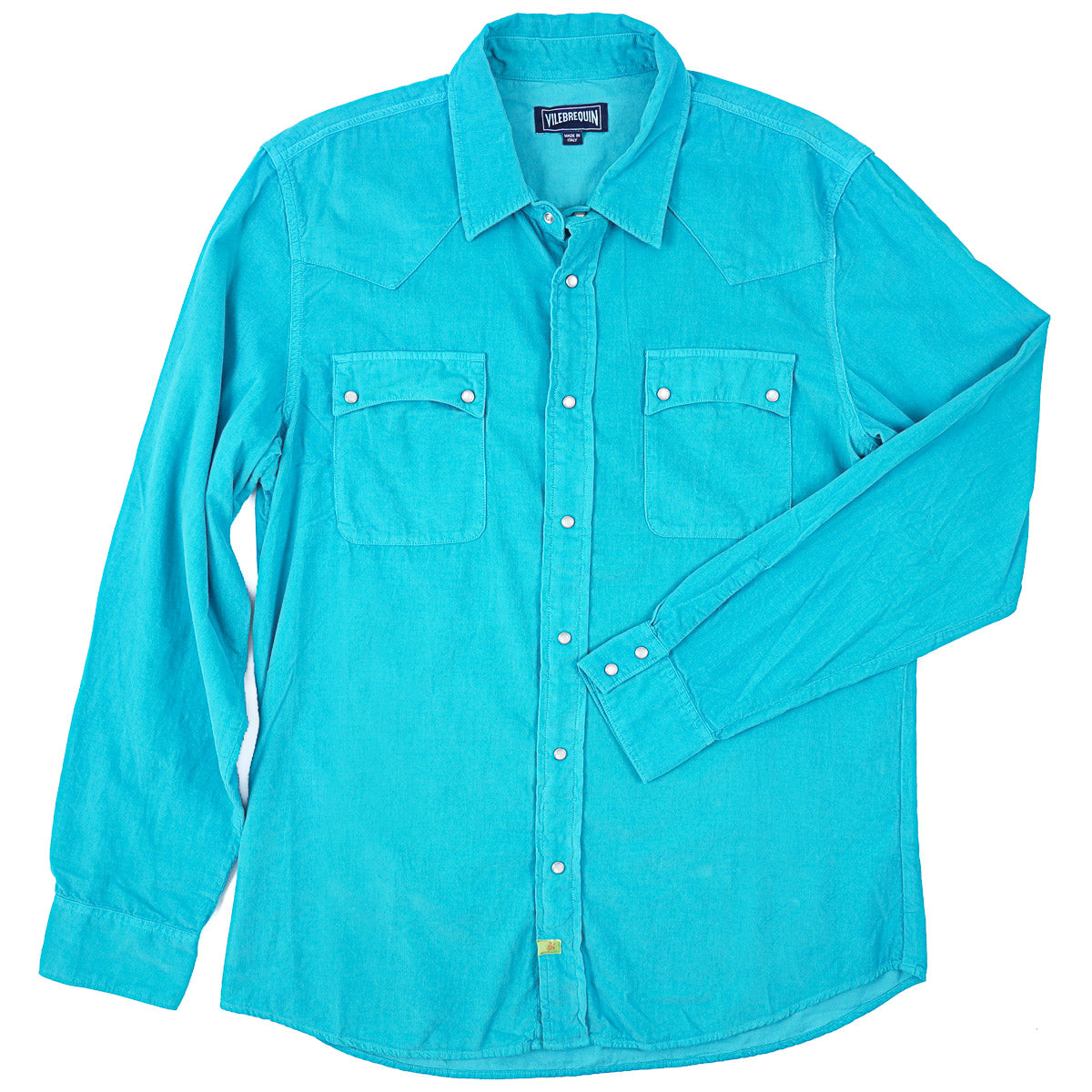 Vilebrequin Corduroy Snap-Front Western Shirt