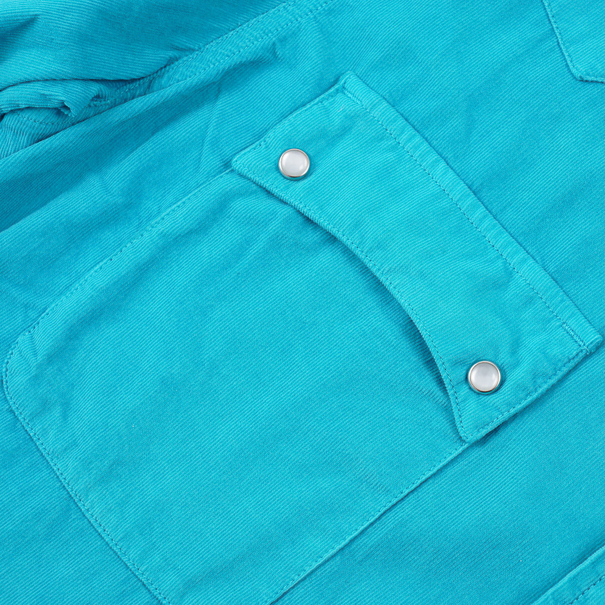 Vilebrequin Corduroy Snap-Front Western Shirt