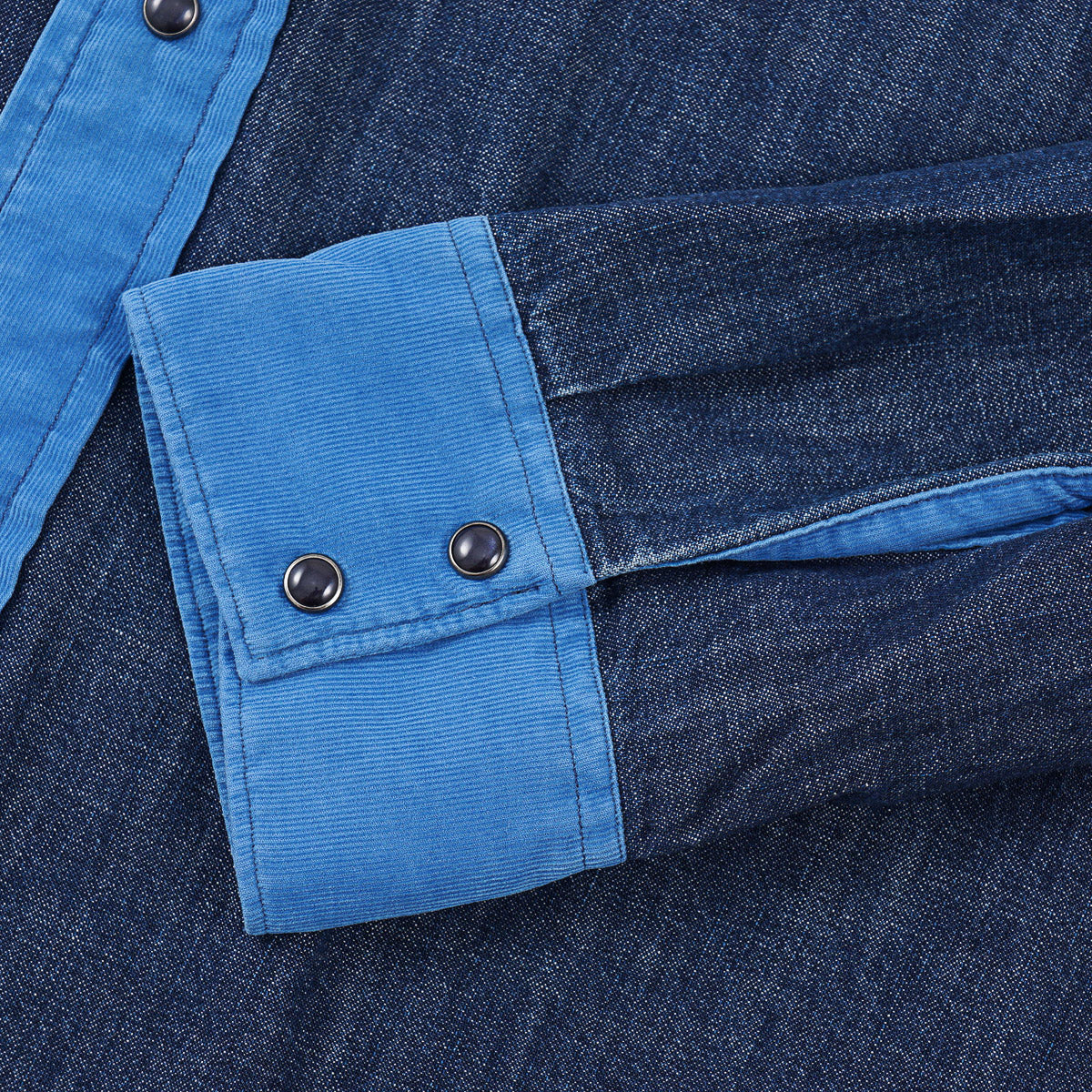 Vilebrequin Denim Snap-Front Western Shirt