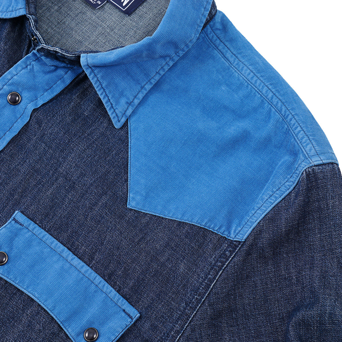 Vilebrequin Denim Snap-Front Western Shirt