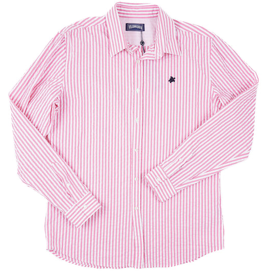 Vilebrequin Striped Seersucker Cotton Shirt