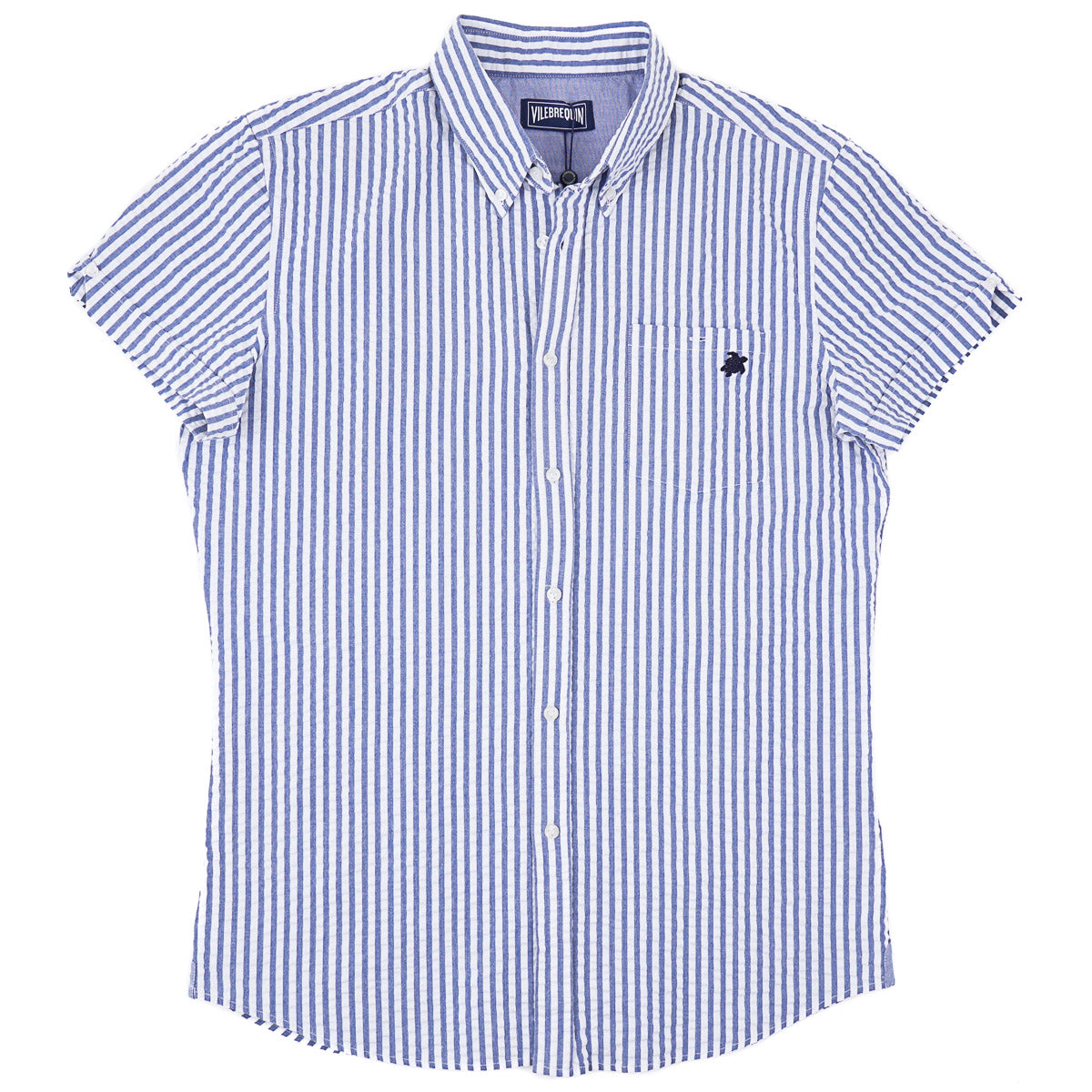 Vilebrequin Short-Sleeve Seersucker Shirt