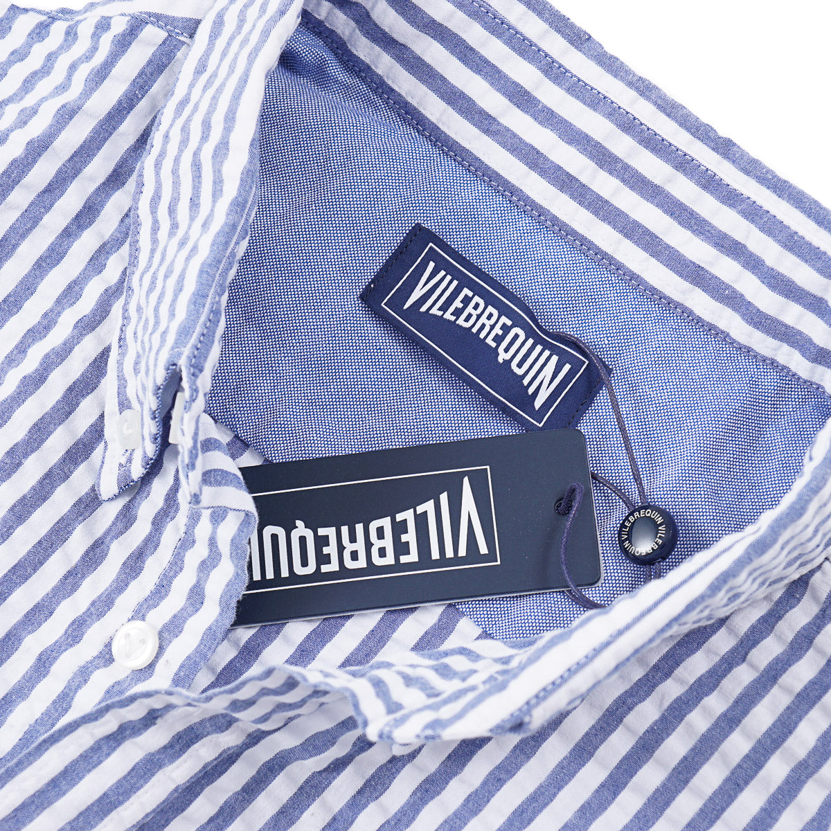 Vilebrequin Short-Sleeve Seersucker Shirt