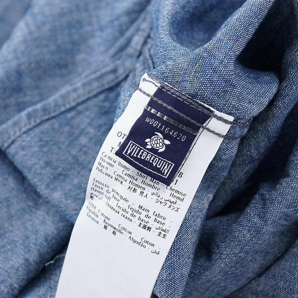 Vilebrequin Short-Sleeve Light Chambray Shirt
