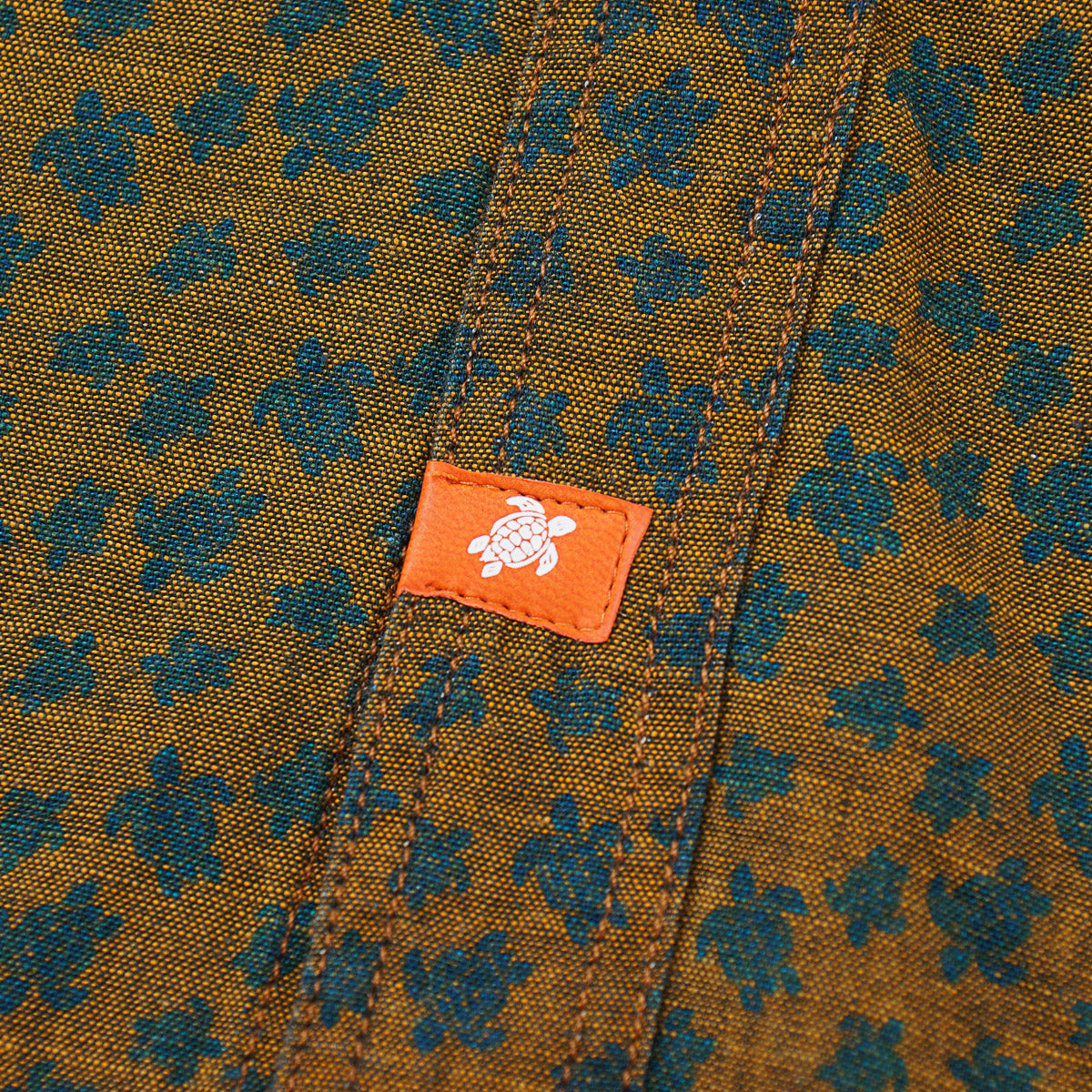 Vilebrequin Printed Chambray Snap-Front Shirt