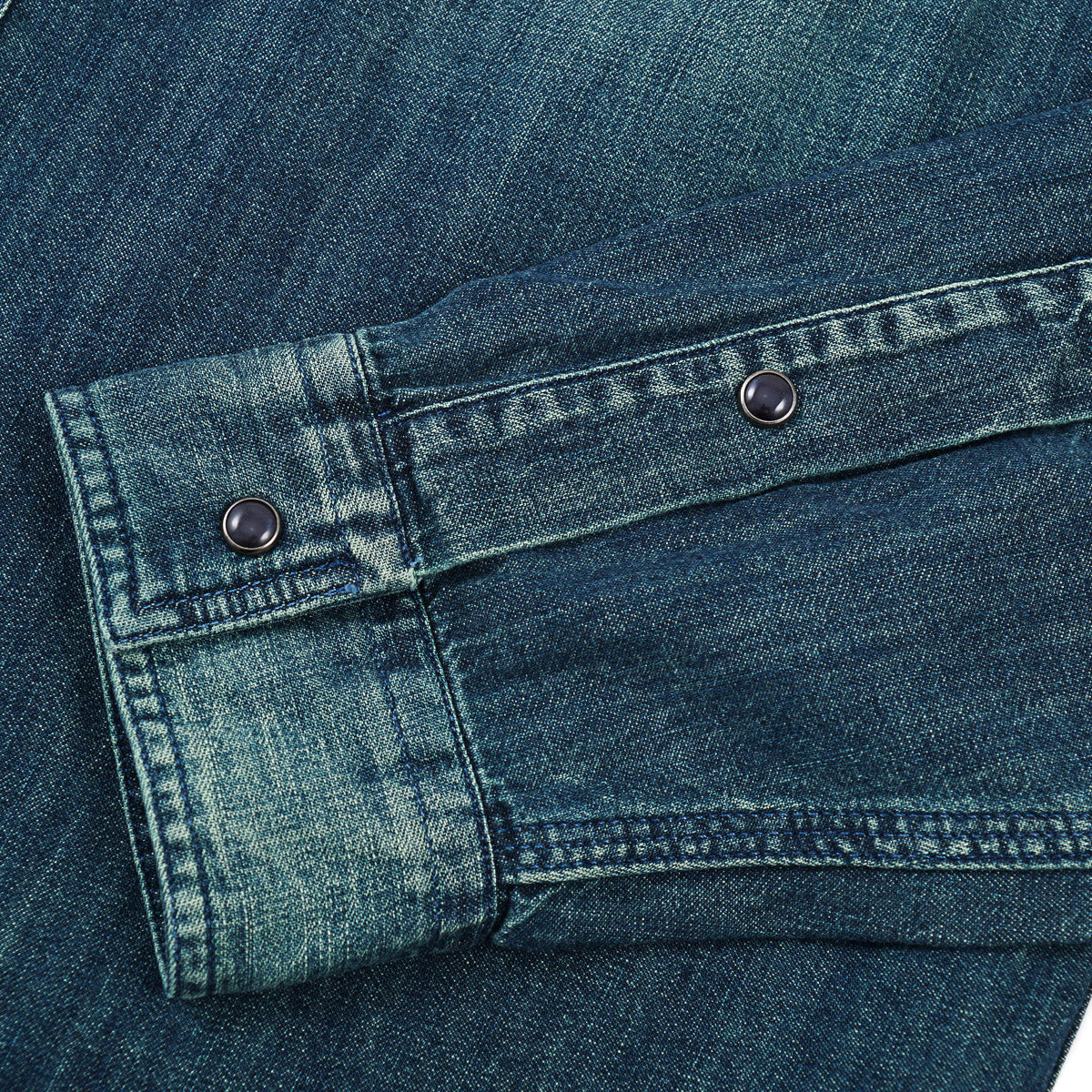 Vilebrequin Denim Snap-Front Shirt