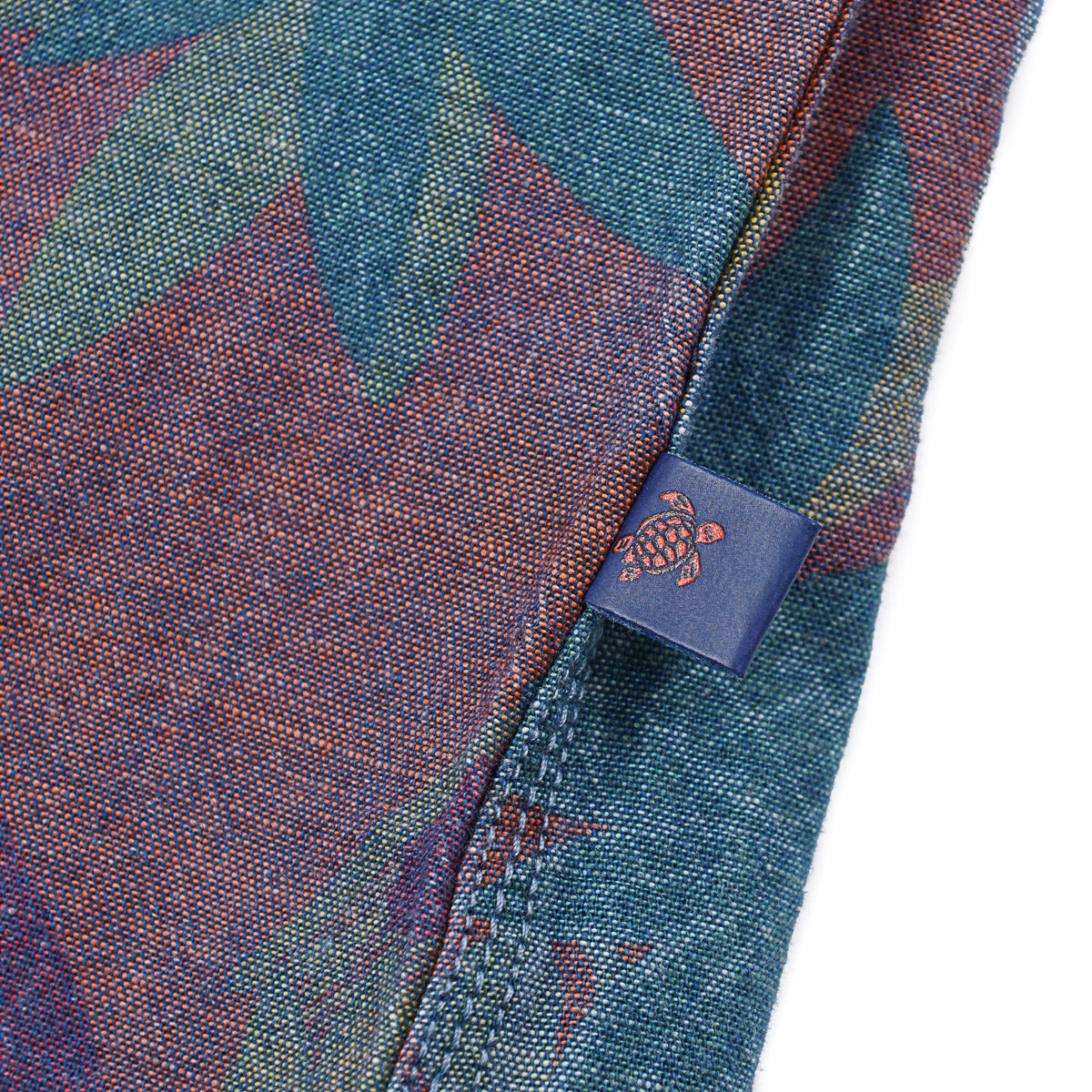 Vilebrequin Printed Chambray Snap-Front Shirt