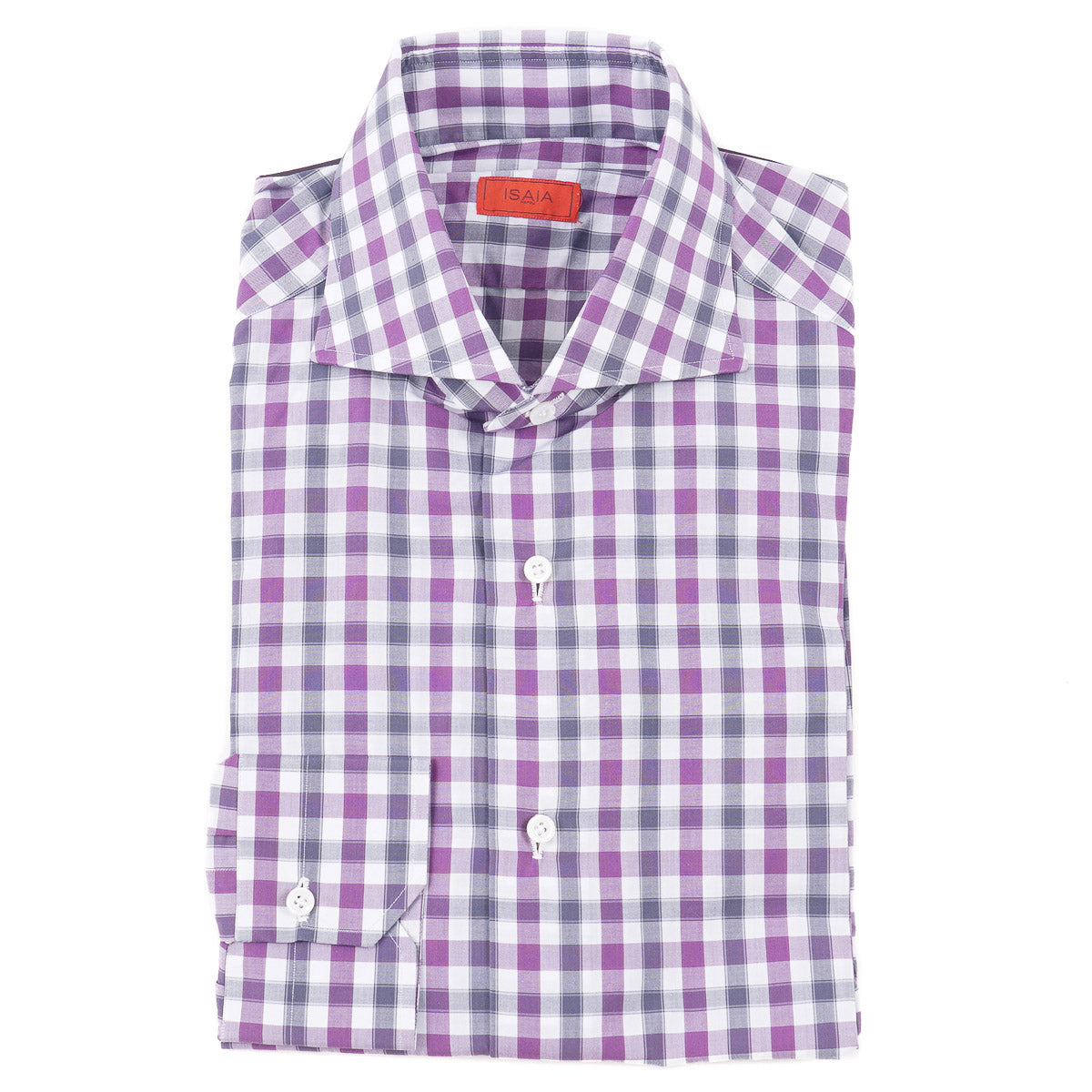 Isaia Tailored-Fit 'Mix' Cotton Shirt