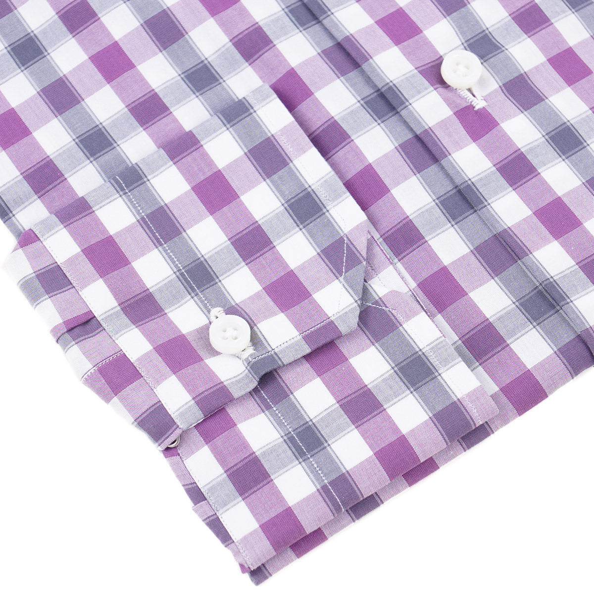 Isaia Tailored-Fit 'Mix' Cotton Shirt