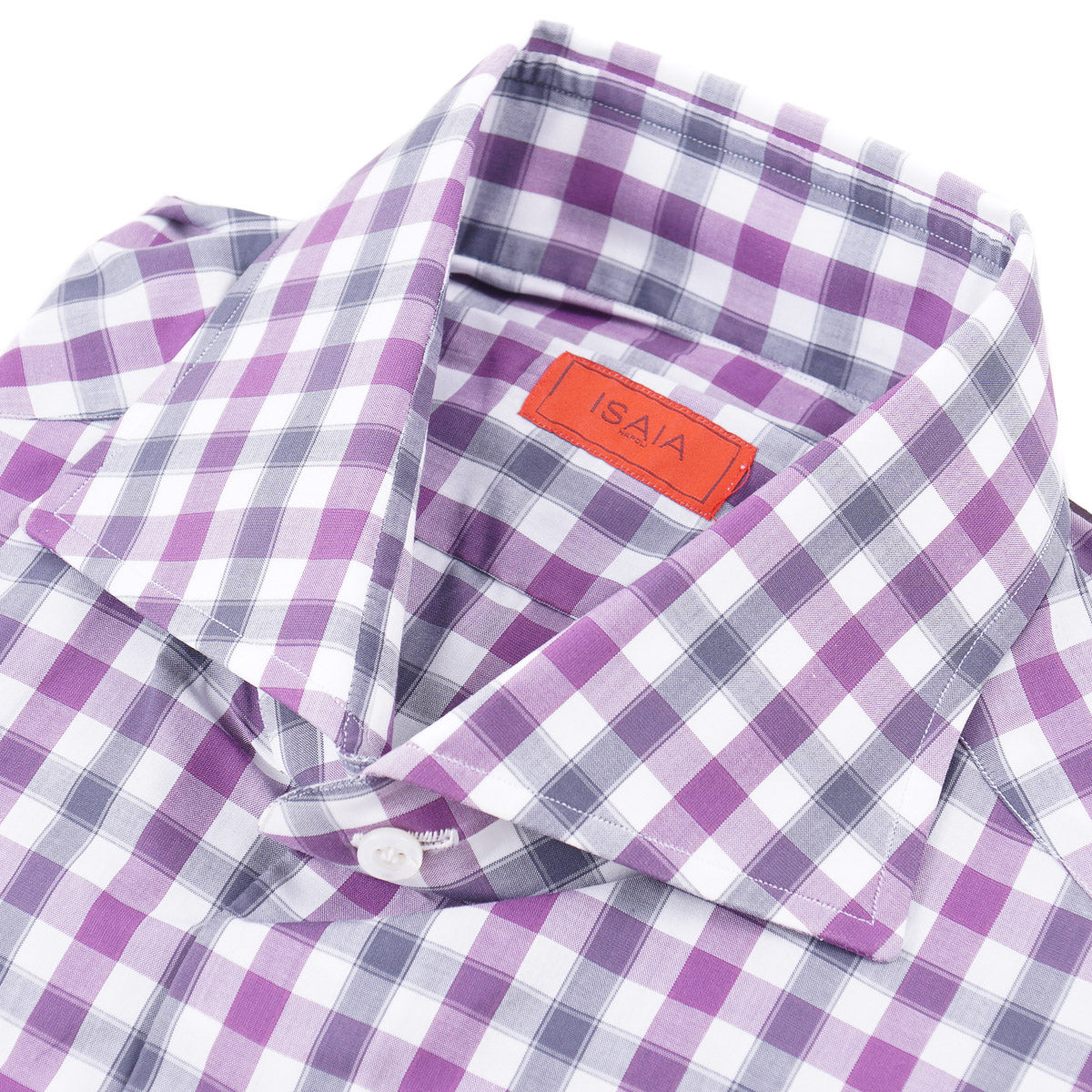Isaia Tailored-Fit 'Mix' Cotton Shirt