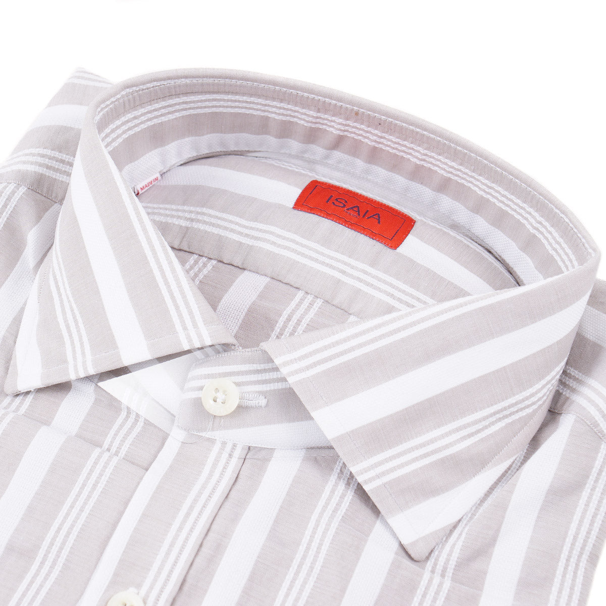 Isaia Tailored-Fit Cotton Dress Shirt
