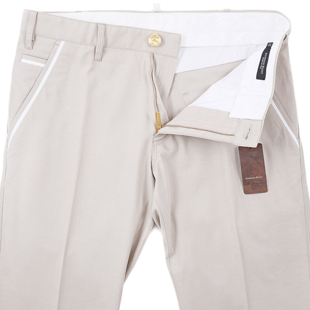 Stefano Ricci Cotton-Linen 5-Pocket Pants