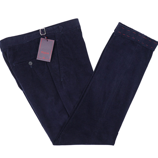 Isaia Slim-Fit Corduroy Dress Pants