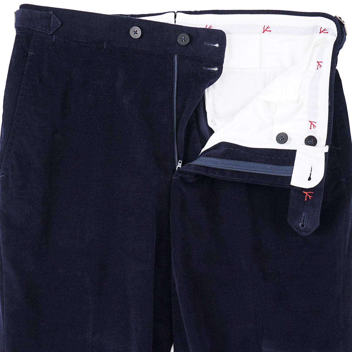 Isaia Slim-Fit Corduroy Dress Pants