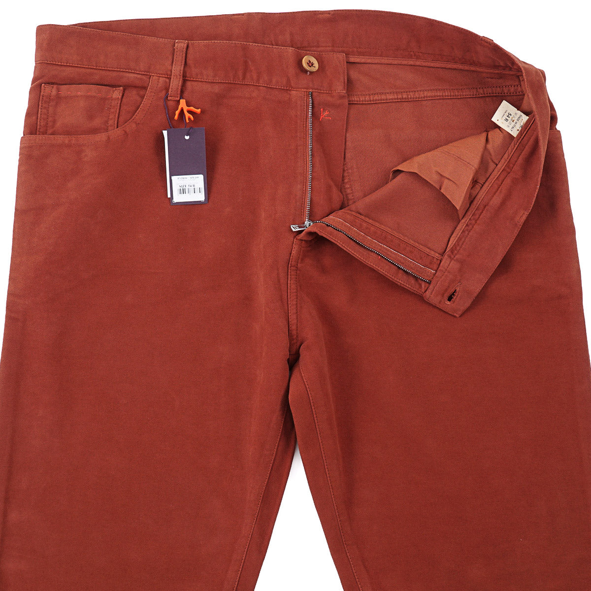 Isaia Soft Cotton 5-Pocket Pants