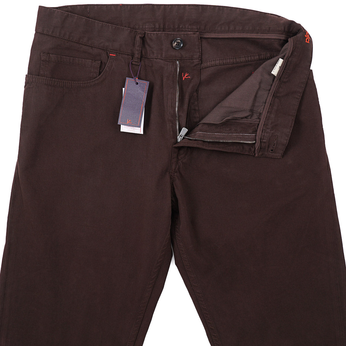 Isaia 'Chiaja' Twill Cotton Jeans