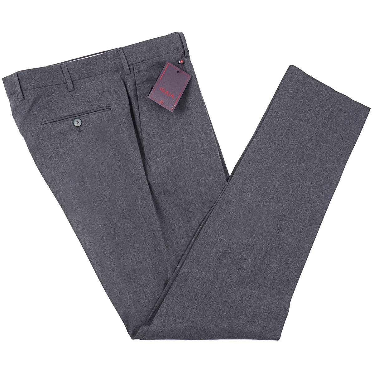 Isaia 'Sanita' Slim-Fit Wool Pants