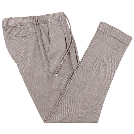 Enrico Mandelli Jersey Linen-Cotton Pants