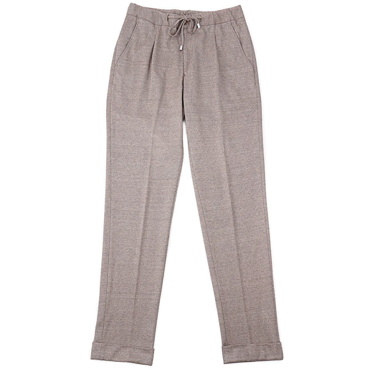 Enrico Mandelli Jersey Linen-Cotton Pants