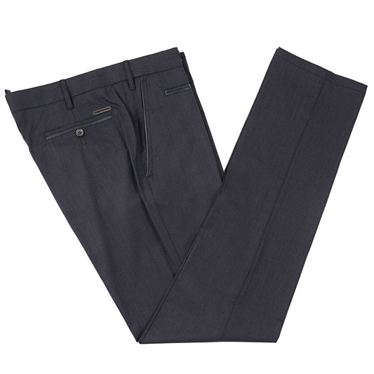 Stefano Ricci Wool Pants with Leather Details - Top Shelf Apparel