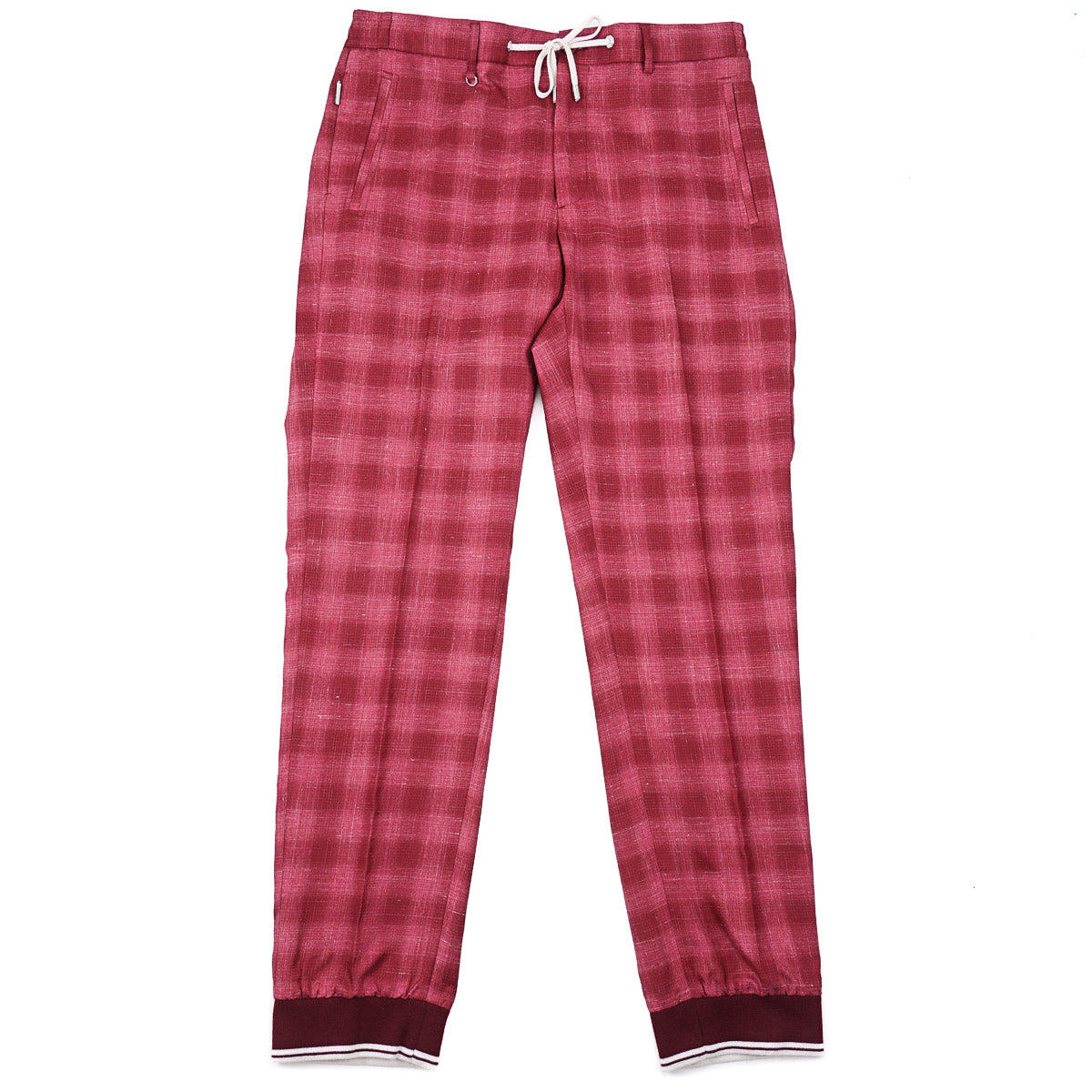 Stefano Ricci Cashmere-Silk-Linen Drawstring Pants