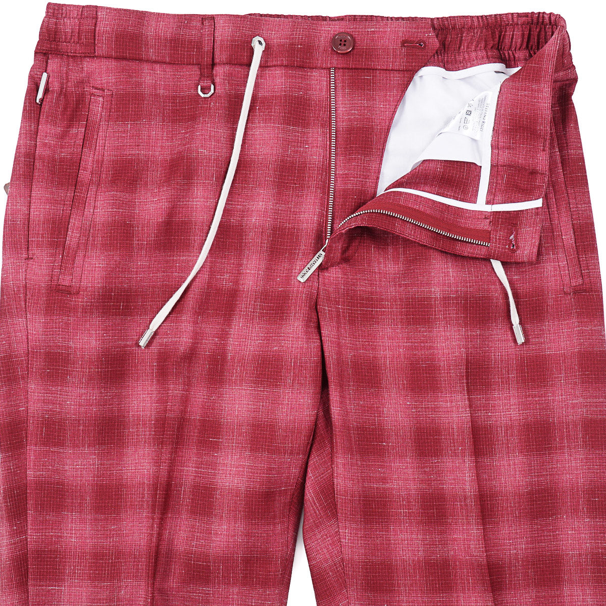 Stefano Ricci Cashmere-Silk-Linen Drawstring Pants