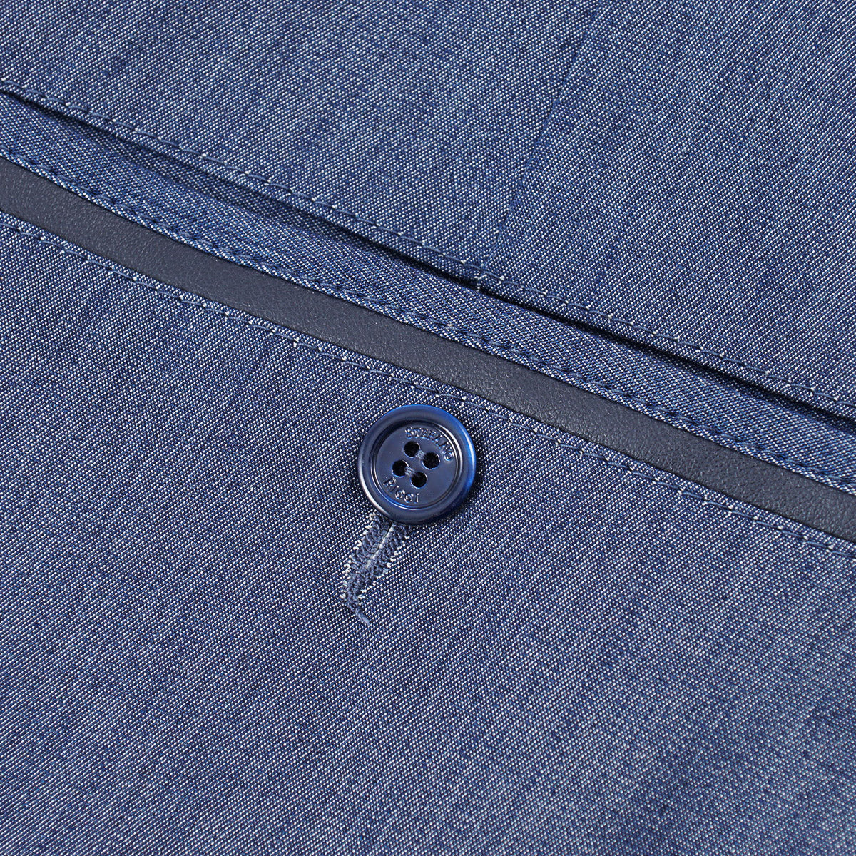 Stefano Ricci Cotton Pants with Leather Details