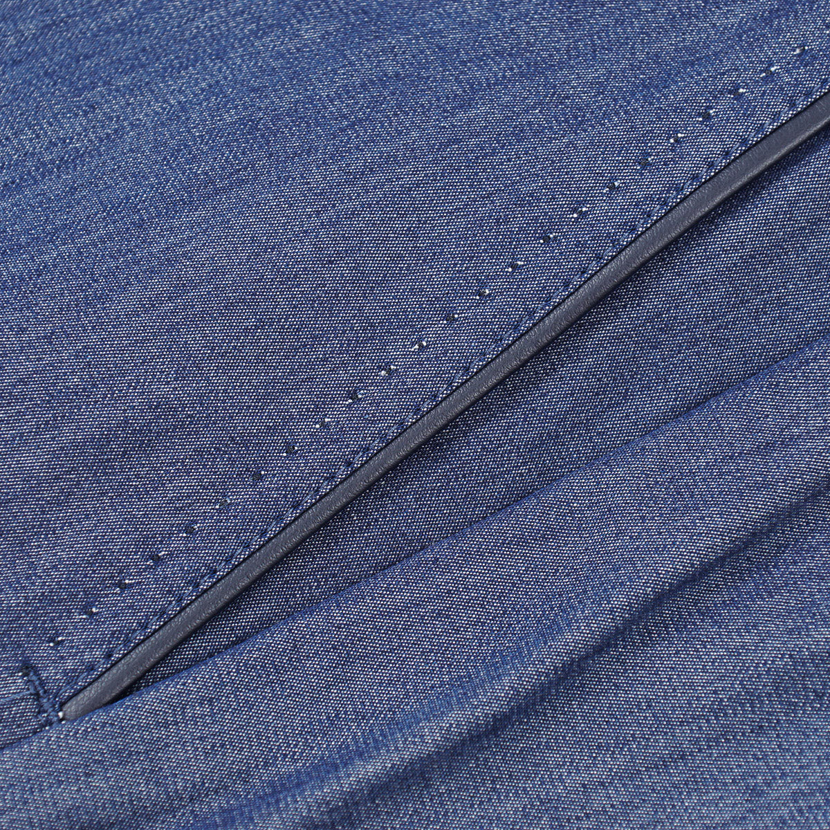 Stefano Ricci Cotton Pants with Leather Details