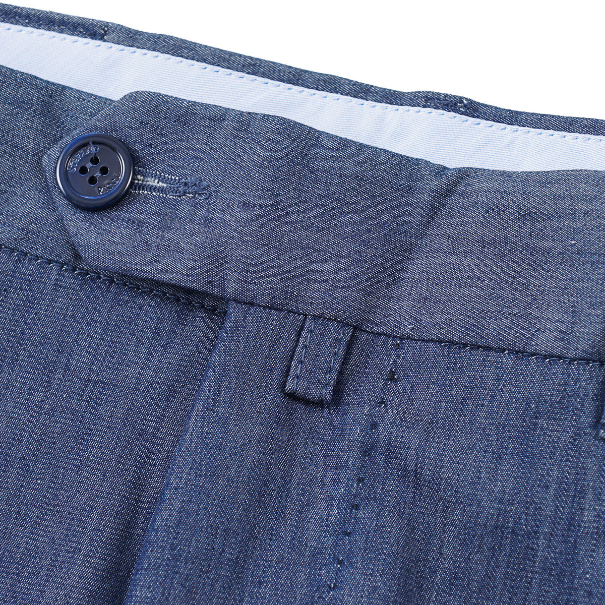Stefano Ricci Cotton Pants with Leather Details