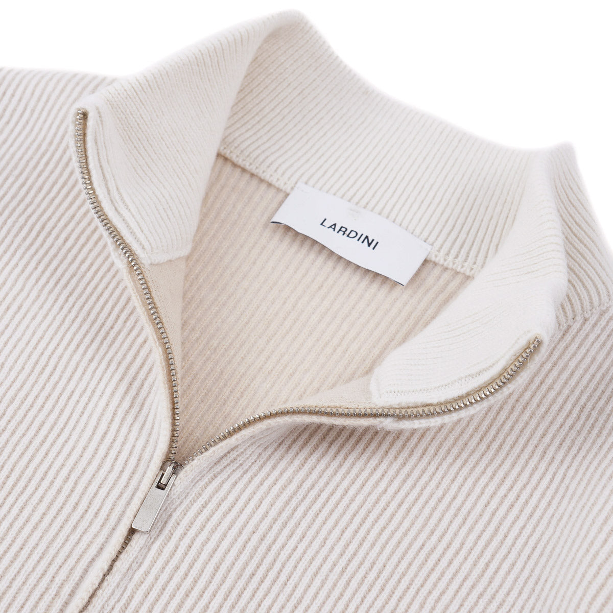 Lardini Full-Zip Wool-Cashmere Sweater - Top Shelf Apparel