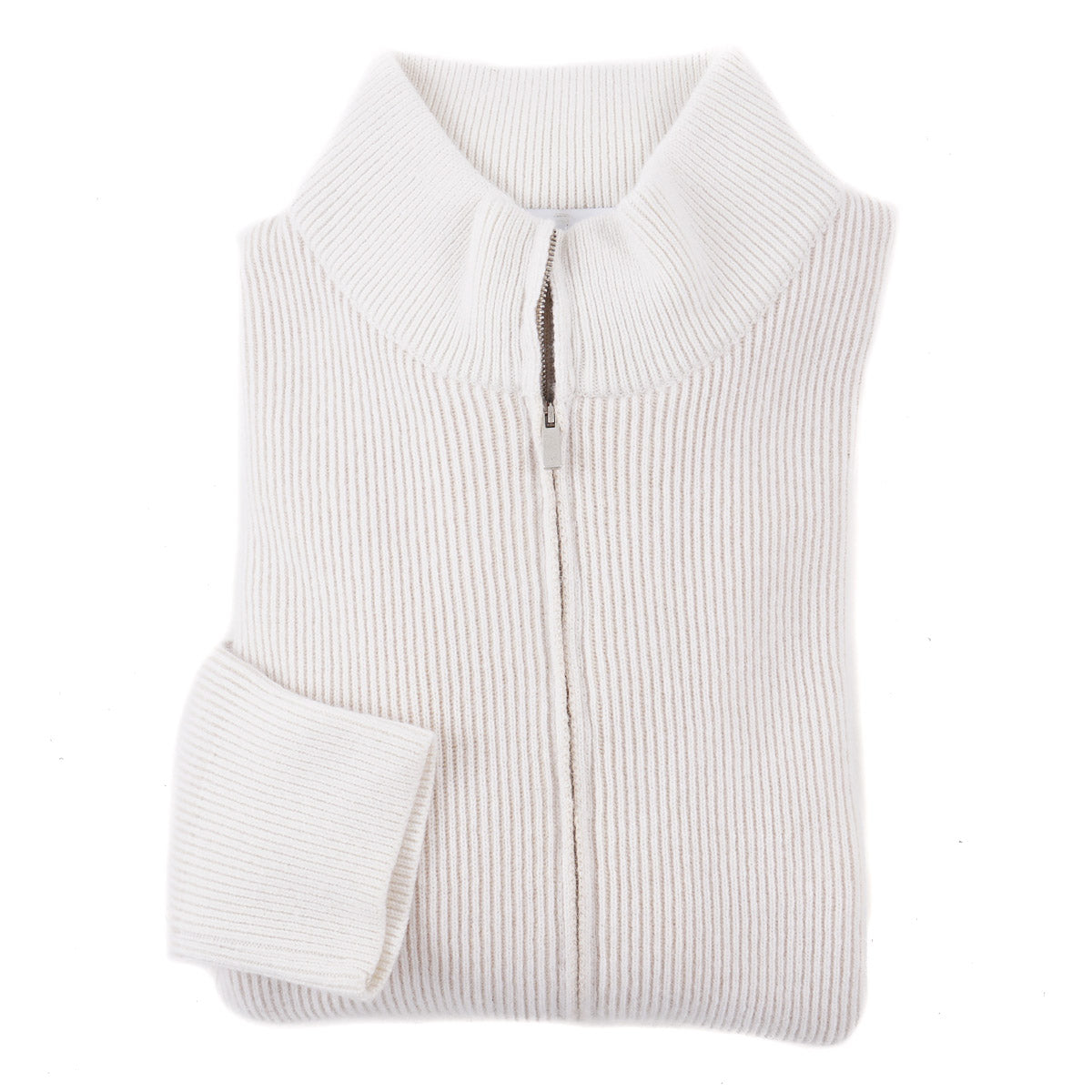 Lardini Full-Zip Wool-Cashmere Sweater - Top Shelf Apparel