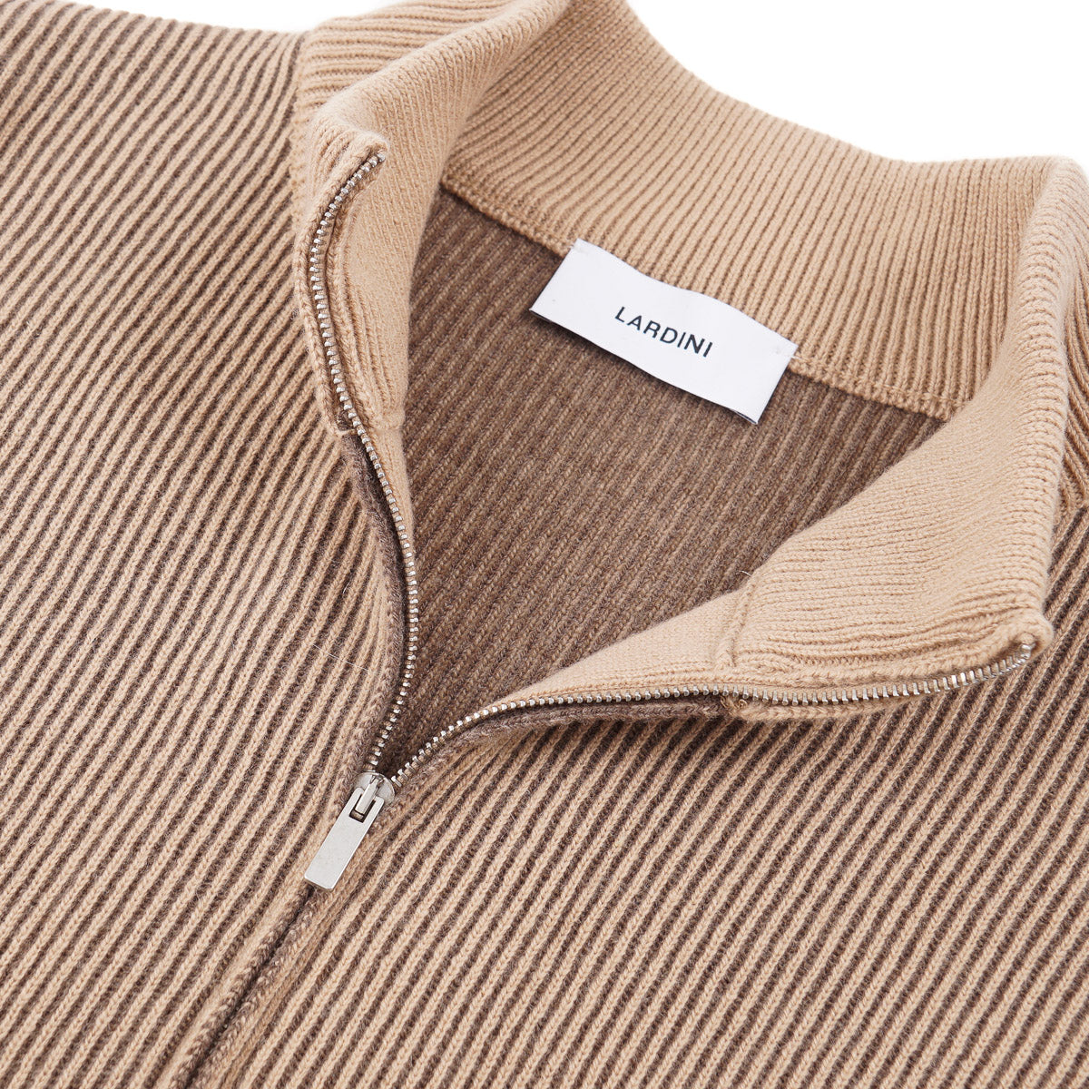 Lardini Full-Zip Wool-Cashmere Sweater - Top Shelf Apparel