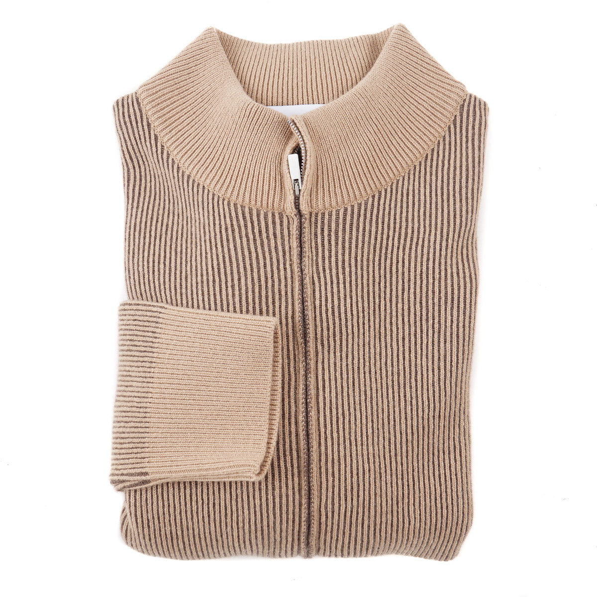 Lardini Full-Zip Wool-Cashmere Sweater - Top Shelf Apparel