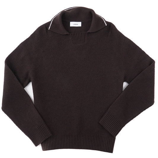 Lardini Collared Wool and Cashmere Sweater - Top Shelf Apparel