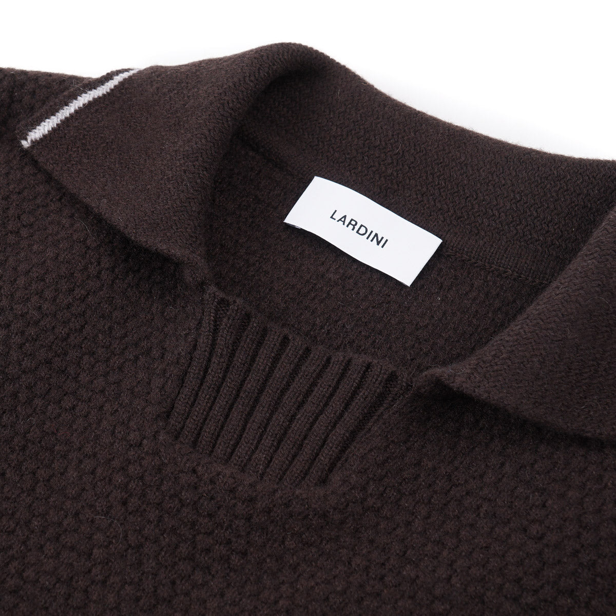 Lardini Collared Wool and Cashmere Sweater - Top Shelf Apparel