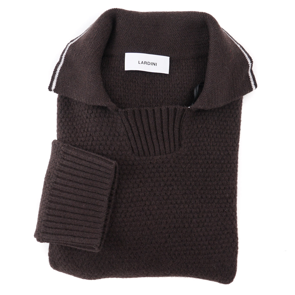 Lardini Collared Wool and Cashmere Sweater - Top Shelf Apparel