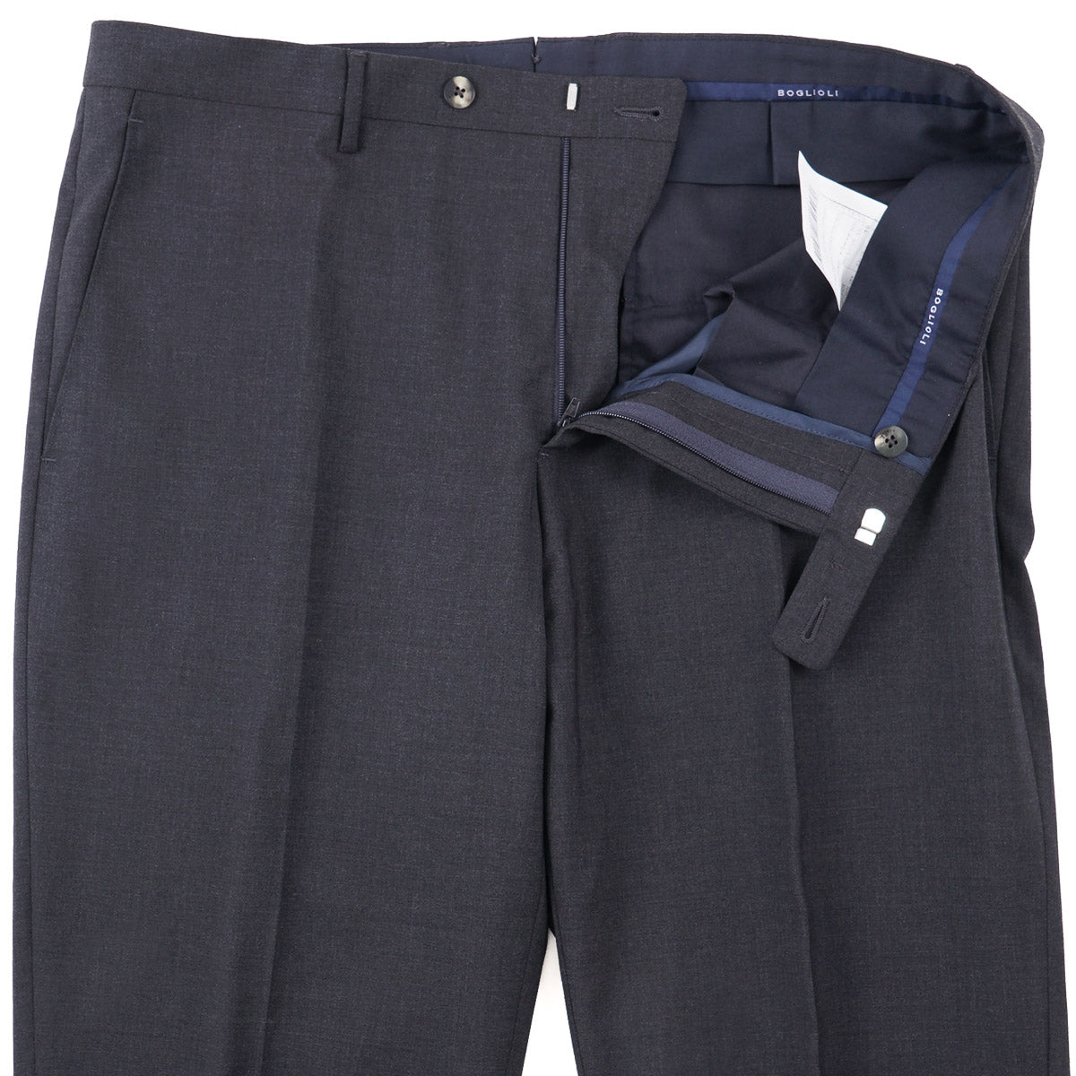 Boglioli Slim-Fit Gray Wool Suit