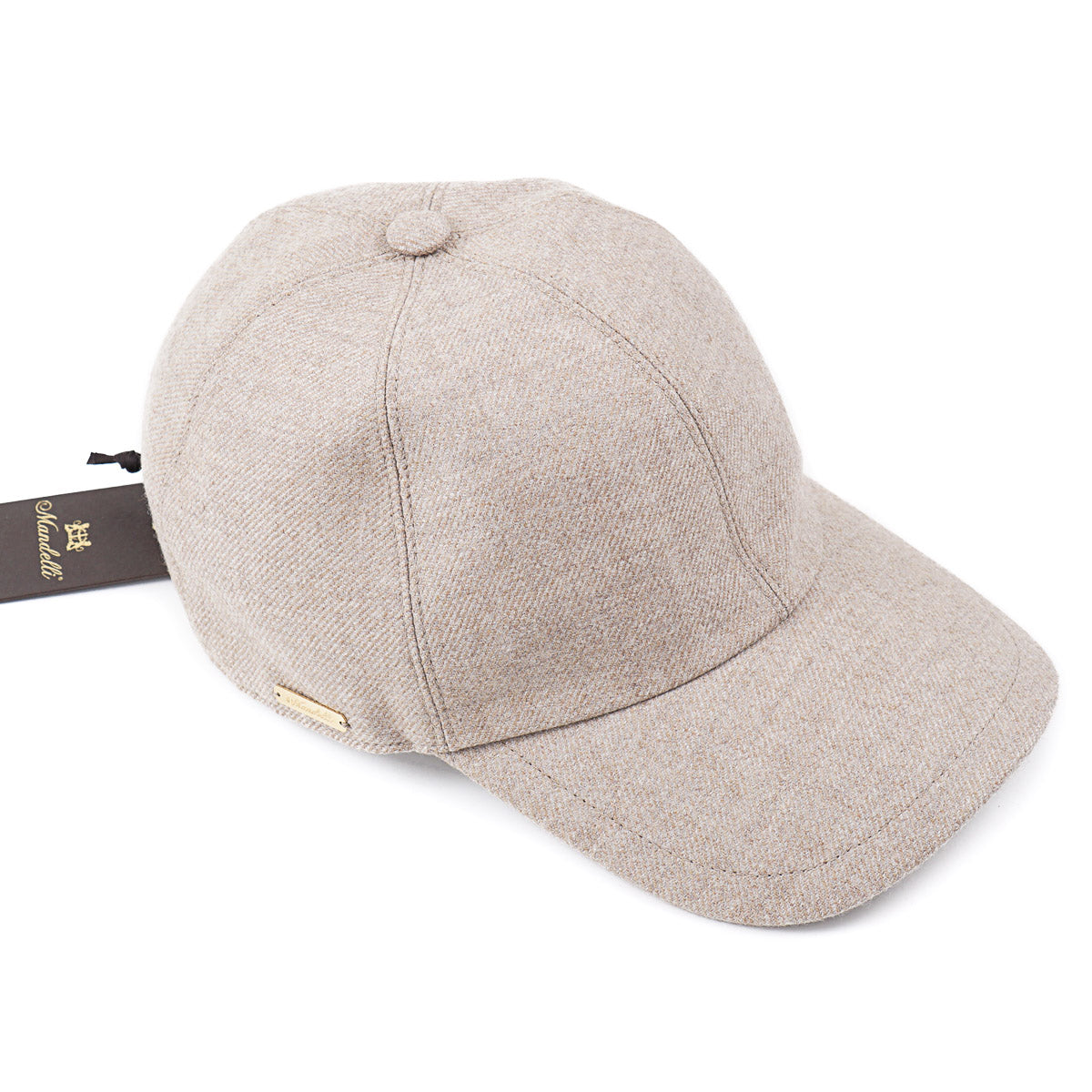 Enrico Mandelli Wool-Cashmere Baseball Cap - Top Shelf Apparel
