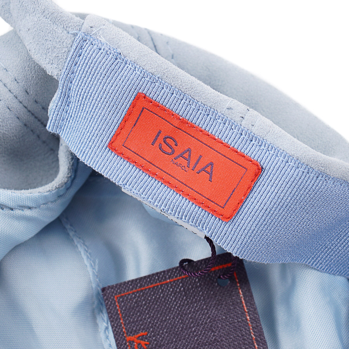 Isaia Lamb Suede Baseball Cap