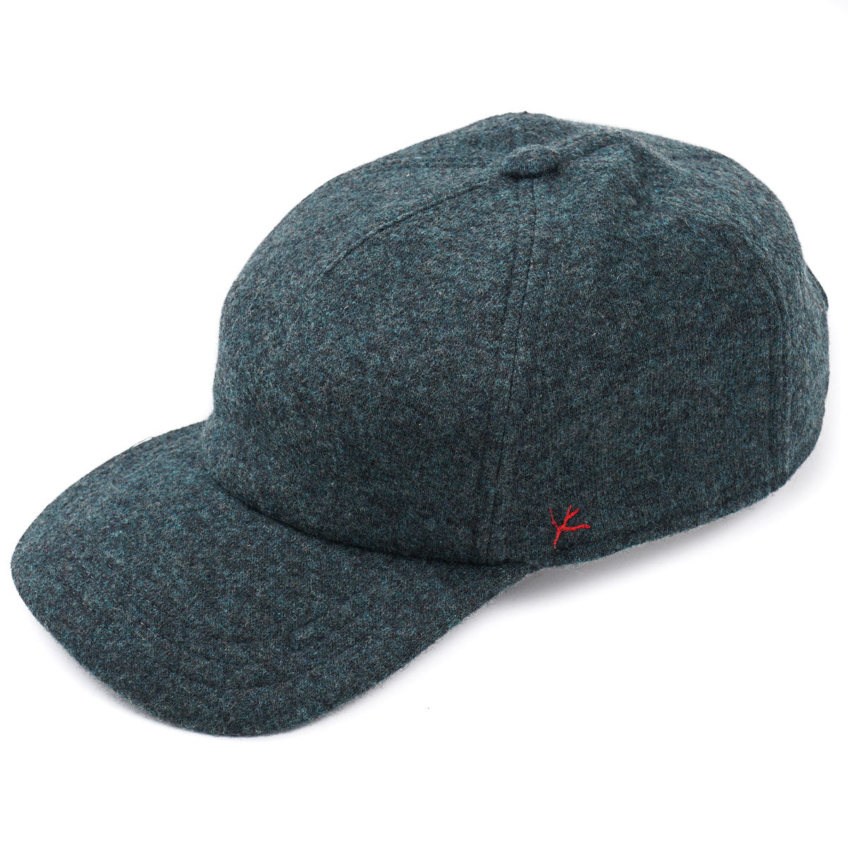Isaia Flannel Cashmere Baseball Cap