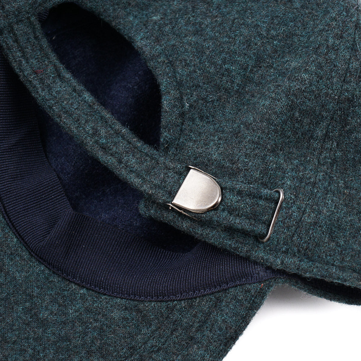 Isaia Flannel Cashmere Baseball Cap
