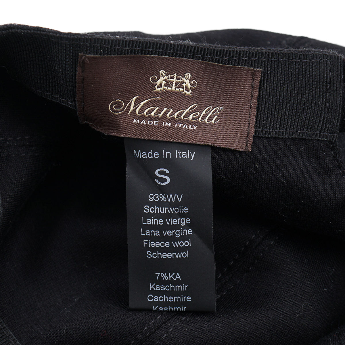 Enrico Mandelli Wool-Cashmere Baseball Cap