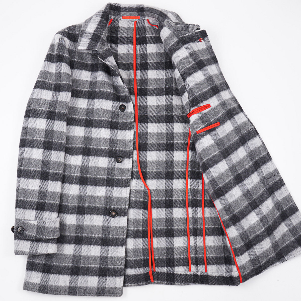 Isaia Extra-Soft Cashmere-Wool Coat